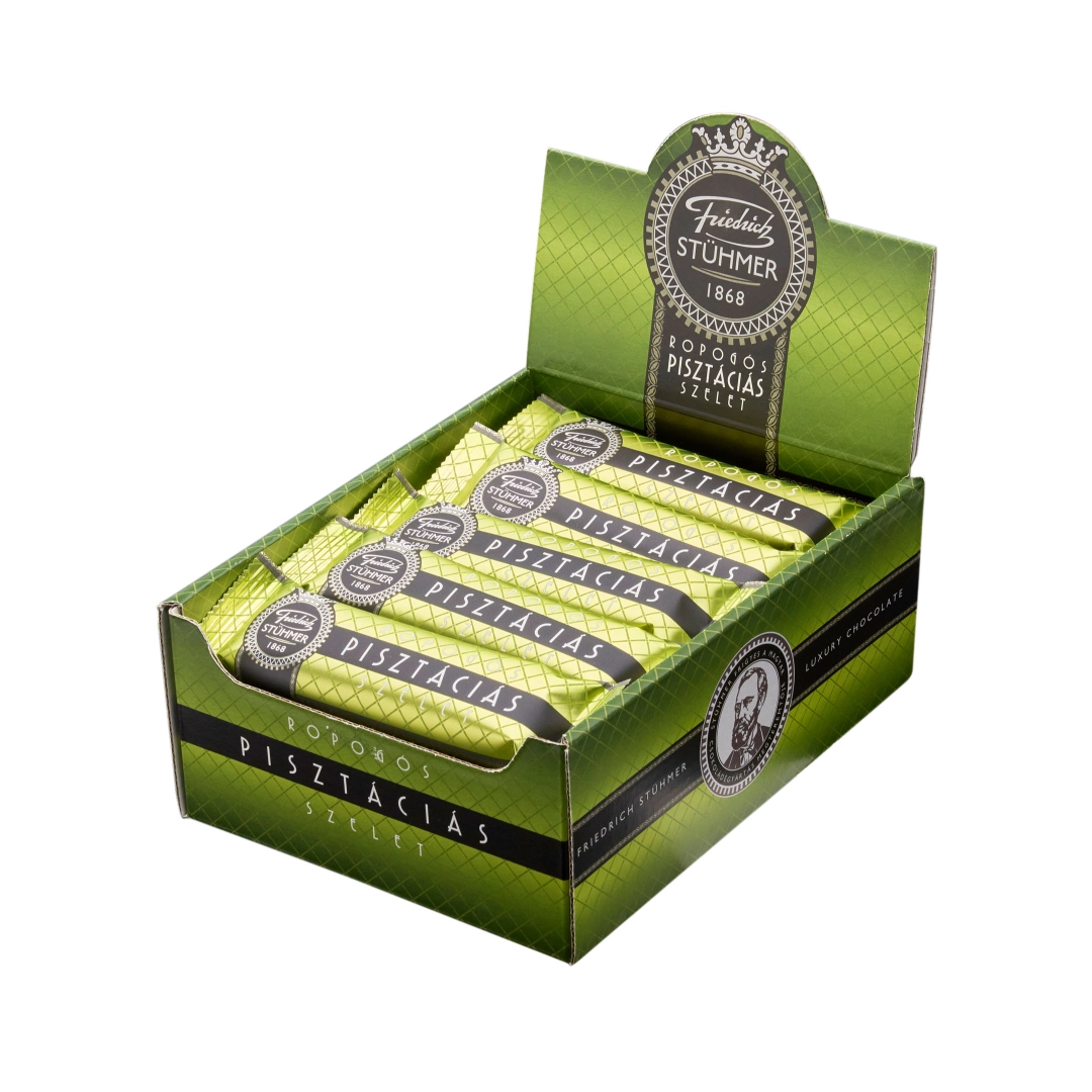 CHOCOLATE BAR WITH CRUNCHY PISTACHIO FILLING hover
