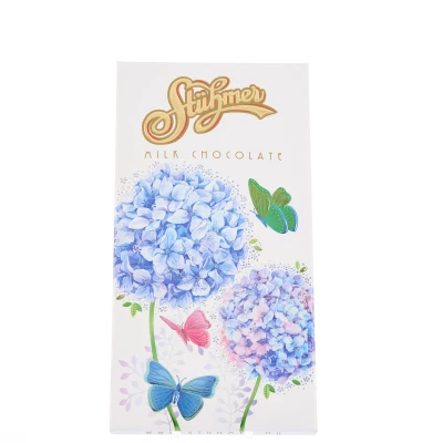 STÜHMER MILK CHOCOLATE TABLETS Hydrangea