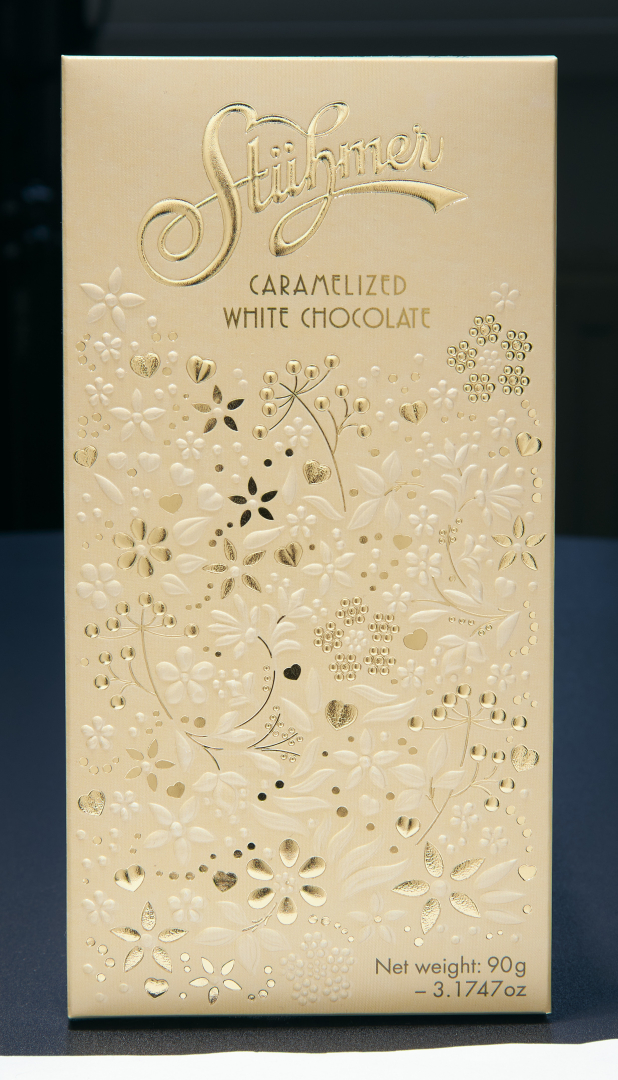 STÜHMER CARAMELIZED WHITE CHOCOLATE TABLETS Cream