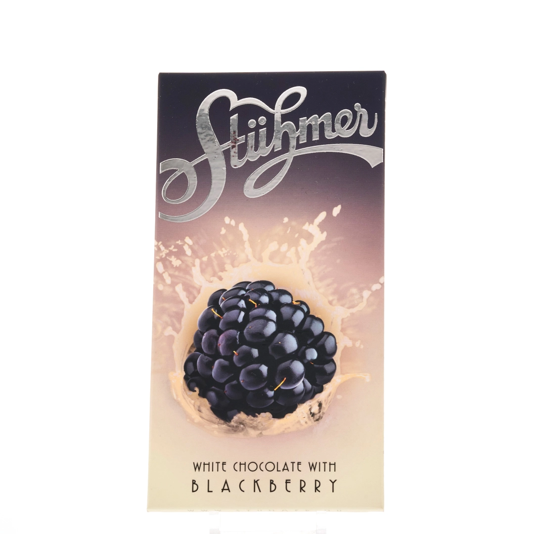 WHITE CHOCOLATE TABLET WITH BLACKBERRIES hover