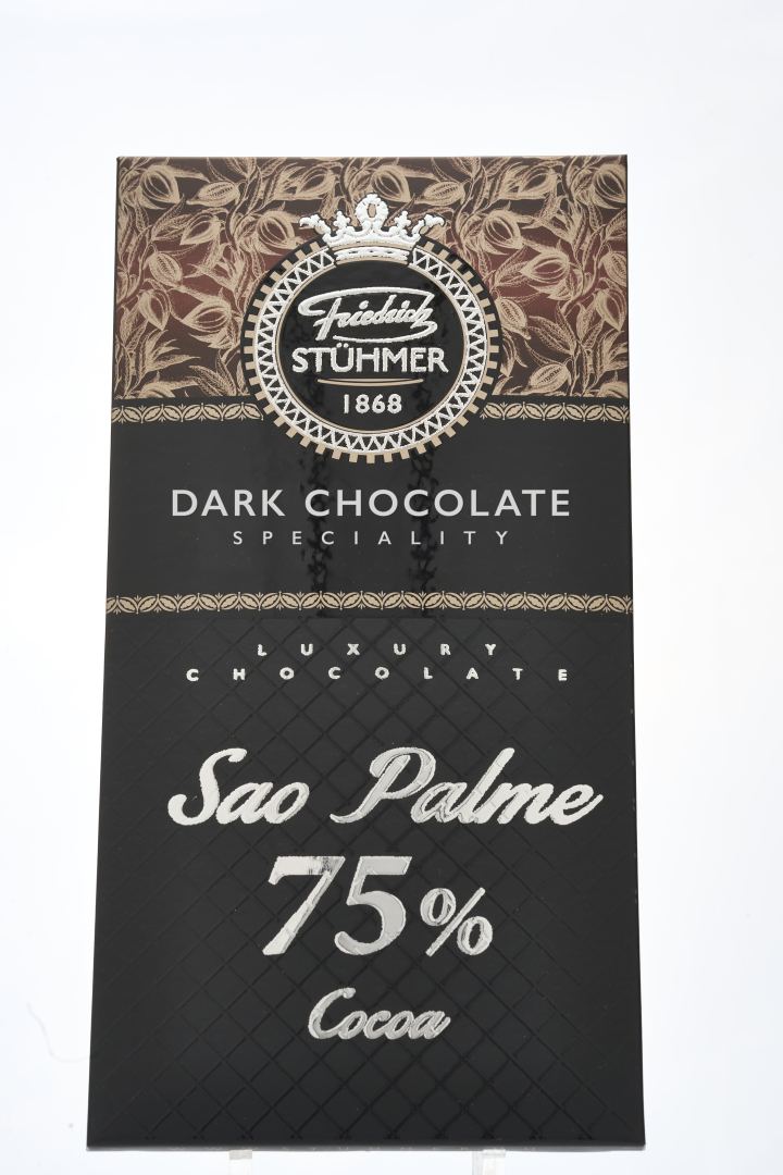 FRIEDRICH STÜHMER PREMIUM CHOCOLATE TABLETS Sao Palme 75%