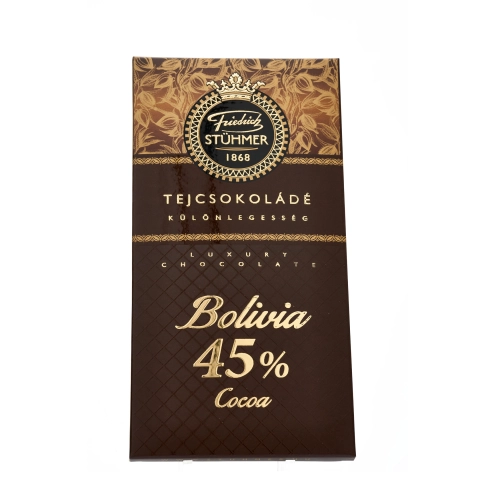 FRIEDRICH STÜHMER PREMIUM CHOCOLATE TABLETS Bolivia 45%