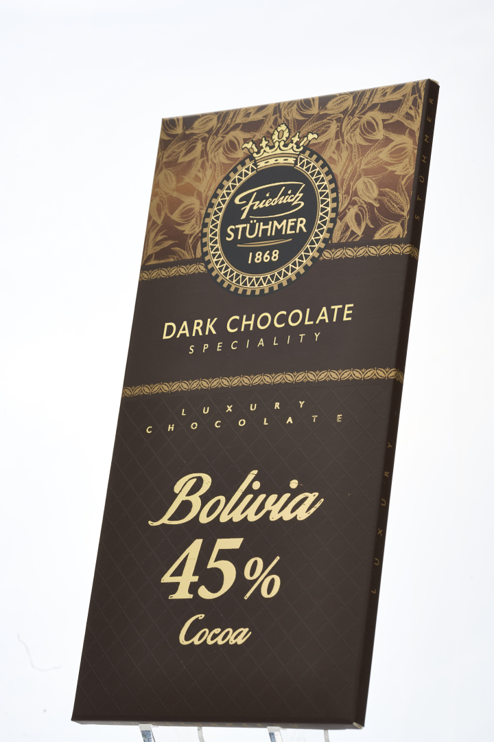 FRIEDRICH STÜHMER PREMIUM CHOCOLATE TABLETS Bolivia 45%